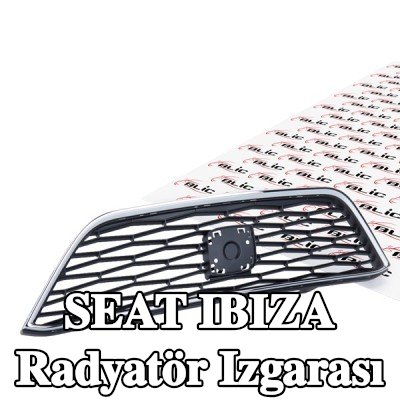 BLIC Ön radyatör ızgarası, siyah, krom — 2012 SEAT Ibiza