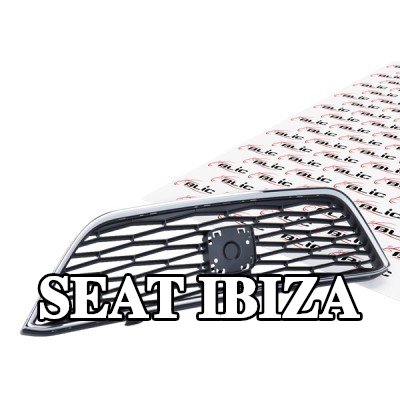 BLIC شبكة المبرد الأمامية, أسود, كروم — 2012 SEAT Ibiza