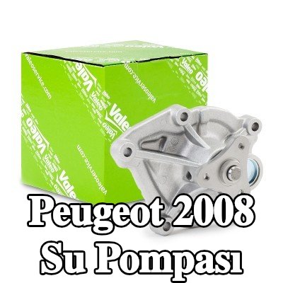VALEO Kapaksız su pompası, conta/sızdırmazlık elemanları ile — Peugeot 2008