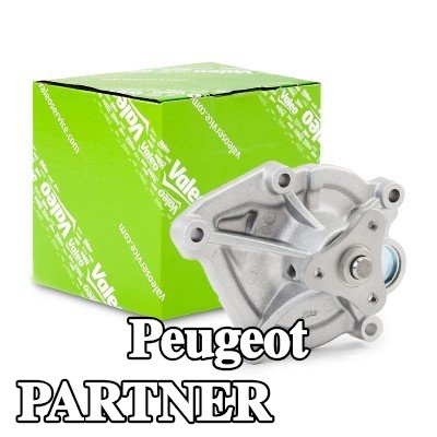 VALEO مضخة مياه بدون غطاء, مع حشيات/مانعات تسرب — Peugeot Partner