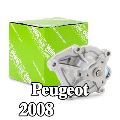 VALEO مضخة مياه بدون غطاء, مع حشيات/مانعات تسرب — Peugeot 2008