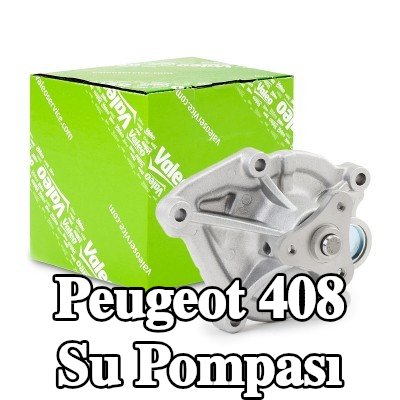 VALEO Kapaksız su pompası, conta/sızdırmazlık elemanları ile — Peugeot 408