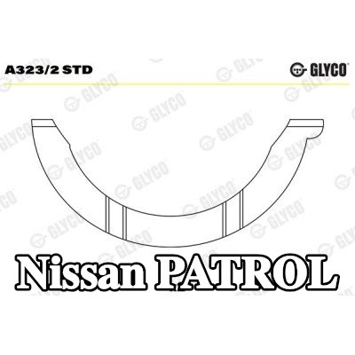 GLYCO صامولة الدفع، العمود المرفقي — Nissan Patrol