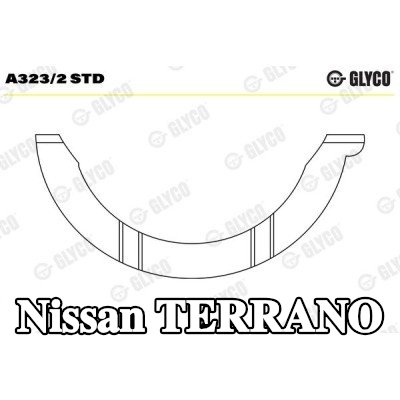 GLYCO صامولة الدفع، العمود المرفقي — Nissan Terrano