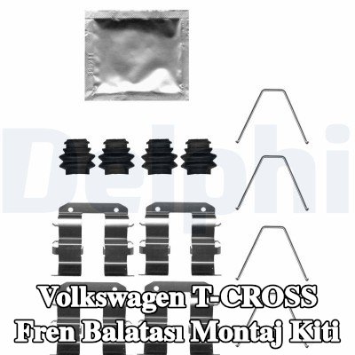DELPHI Fren balatası montaj kiti — Volkswagen T-cross