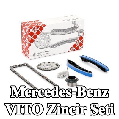 FEBI BILSTEIN Zincir gergisi içeren zamanlama zinciri kiti, kızak raylı — Mercedes-Benz Vito