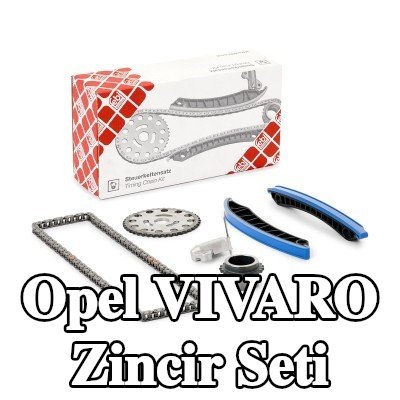 FEBI BILSTEIN Zincir gergisi içeren zamanlama zinciri kiti, kızak raylı — 2016 Opel Vivaro