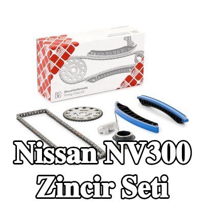FEBI BILSTEIN Zincir gergisi içeren zamanlama zinciri kiti, kızak raylı — Nissan Nv300