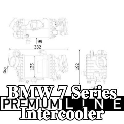 MAHLE Sensörlü intercooler — 2016 BMW 7 Series