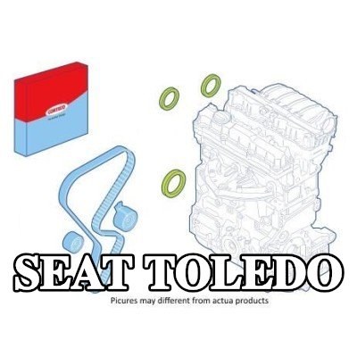 CORTECO مجموعة سدادات العمود, جانب بكرة المحرك — 2002 SEAT Toledo