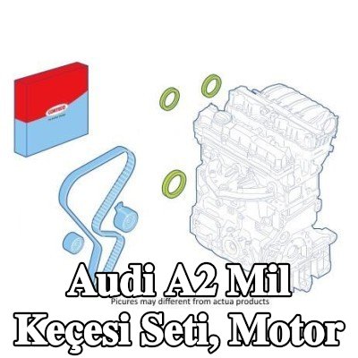 CORTECO Mil Conta Seti, motor kasnağı tarafı — Audi A2