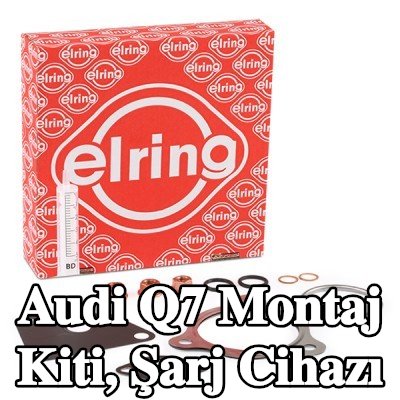 ELRING Montaj Kiti, conta/sızdırmazlık elemanları ile şarj cihazı, cıvata/vida ile — 2008 Audi Q7