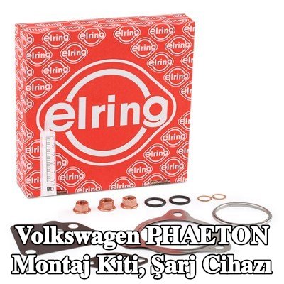ELRING Montaj Kiti, conta/sızdırmazlık elemanları ile şarj cihazı, cıvata/vida ile — 2004 Volkswagen Phaeton