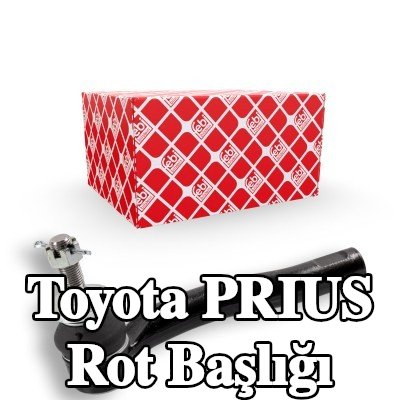 FEBI BILSTEIN Rot kolu ucu Ön Aks Sol, 182mm, taç somun ve çatal pimli — 2004 Toyota Prius