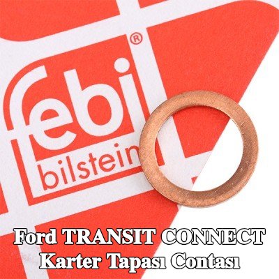 FEBI BILSTEIN Karter tapası rondelası Bakır, Inner Diameter: 12mm — Ford Transit Connect