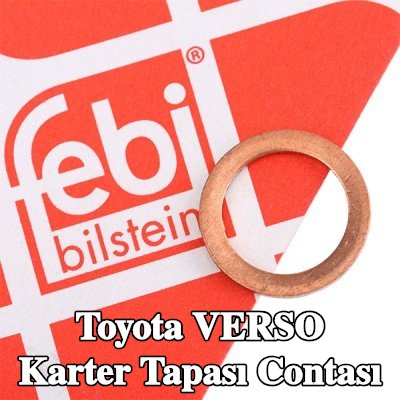 FEBI BILSTEIN Karter tapası rondelası Bakır, Inner Diameter: 12mm — Toyota Verso