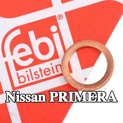 FEBI BILSTEIN حشية سدادة حوض الزيت من النحاس, Inner Diameter: 12mm — Nissan Primera