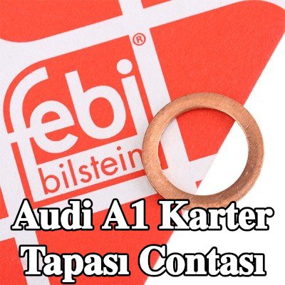 FEBI BILSTEIN Karter tapası rondelası Bakır, Inner Diameter: 12mm — Audi A1