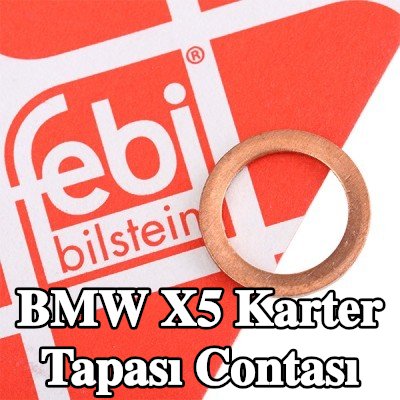 FEBI BILSTEIN Karter tapası rondelası Bakır, Inner Diameter: 12mm — 2002 BMW X5