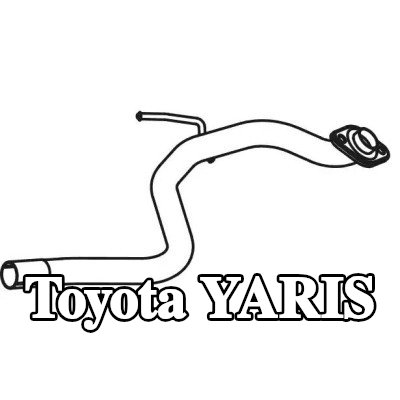 VEGAZ أنبوب العادم — 2011 Toyota Yaris