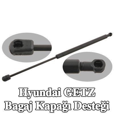 FEBI BILSTEIN Bagaj kapağı amortisörü (Her iki taraf), 483mm — Hyundai Getz