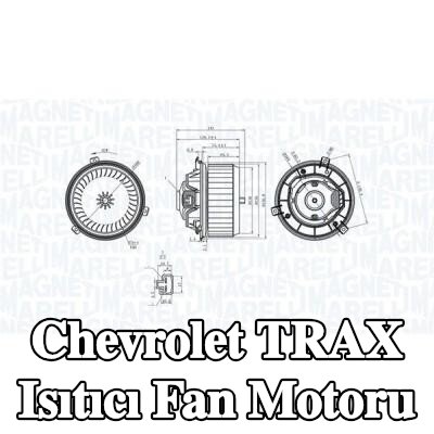MAGNETI MARELLI Isıtıcı fan motoru — Chevrolet Trax