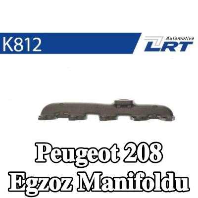 LRT Montaj parçaları ile egzoz manifoldu — Peugeot 208