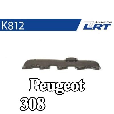 LRT مشعب العادم مع أجزاء التثبيت — Peugeot 308