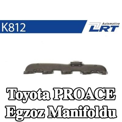 LRT Montaj parçaları ile egzoz manifoldu — Toyota Proace