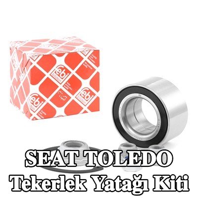FEBI BILSTEIN Tespit halkalı tekerlek yatağı kiti, aks somunu ile — 2000 SEAT Toledo
