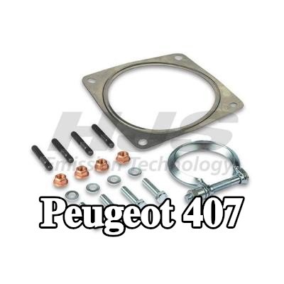 HJS مجموعة تركيب المحول الحفاز — Peugeot 407