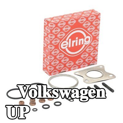 ELRING مجموعة التثبيت, الشاحن مع الحشيات/الأختام, مع مسامير/براغي — Volkswagen Up
