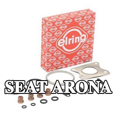ELRING مجموعة التثبيت, الشاحن مع الحشيات/الأختام, مع مسامير/براغي — SEAT Arona