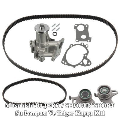 FEBI BILSTEIN Su pompası ve triger kayışı kiti Genişlik: 19mm — Mitsubishi Pajero / Shogun Sport