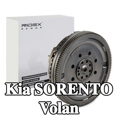 RIDEX REMAN Volan Sürtünme kontrol plakalı çift kütleli volan, pilot yatak ile — 2008 Kia Sorento