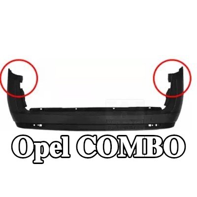 VAN WEZEL المصد الخلفي الخلفي — 2012 Opel Combo