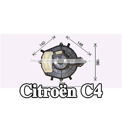 PRASCO محرك منفاخ التدفئة — 2012 Citroën C4