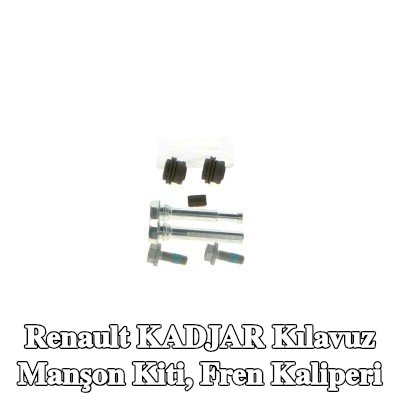BOSCH Kılavuz manşon kiti, ön aks fren kaliperi, Arka Aks, sabitleme/montaj malzemesi ile — Renault Kadjar