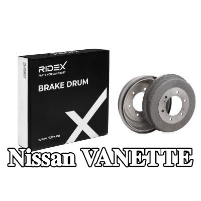 RIDEX أسطوانة الفرامل للمحور الخلفي, 260mm, 300mm, بدون محمل عجلة, بدون محور عجلة, بدون مسامير عجلة — 1990 Nissan Vanette