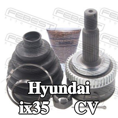FEBEST وصلة المحور الأمامي, جانب العجلة, مع حلقة مستشعر ABS — Hyundai ix35