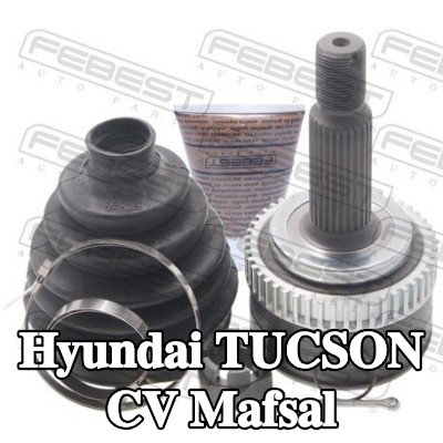 FEBEST CV mafsalı Ön Aks, Tekerlek Tarafı, ABS sensör halkalı — 2012 Hyundai Tucson