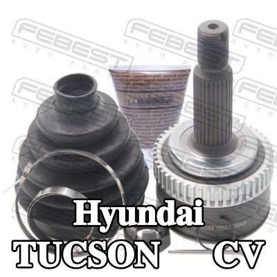 FEBEST وصلة المحور الأمامي, جانب العجلة, مع حلقة مستشعر ABS — 2012 Hyundai Tucson