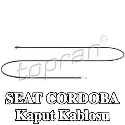 TOPRAN Kaput kablosu — 2000 SEAT Cordoba