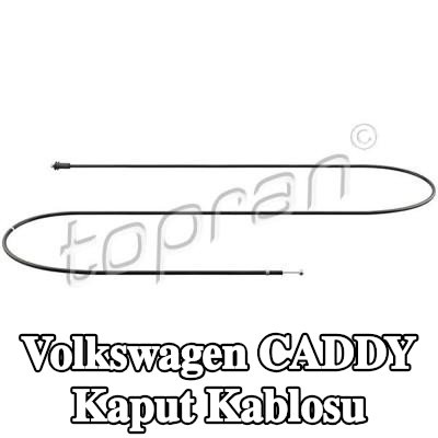 TOPRAN Kaput kablosu — 2000 Volkswagen Caddy