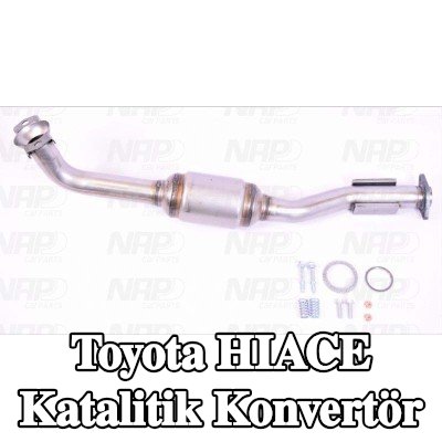 NAP carparts Sabitleme/montaj malzemesi dahil katalitik konvertör — Toyota Hiace