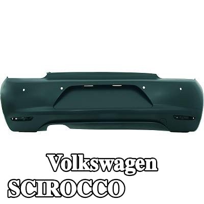 DIEDERICHS المصد الخلفي الخلفي, مع حامل مستشعر — Volkswagen Scirocco