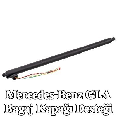 FEBI BILSTEIN Arka kapak destek kolu Sol Arka, 697mm, Orijinal konektörler yeniden kullanılmalıdır, elektrik motorlu — Mercedes-Benz Gla