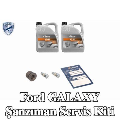 VAICO Yağ tahliye tapası içeren şanzıman servis kiti, yağ yıkama için yağ miktarı — Ford Galaxy