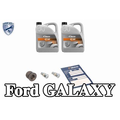 VAICO مجموعة صيانة علبة التروس مع سدادة تصريف الزيت, مع كمية الزيت اللازمة لشطف الزيت — Ford Galaxy