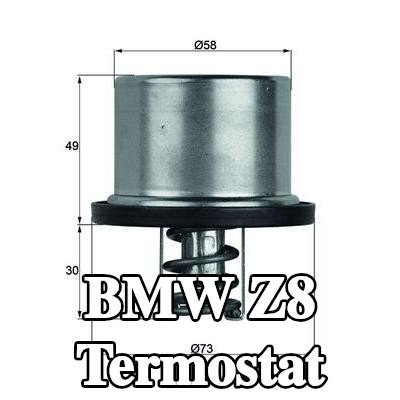 MAHLE Termostat 79°C, 58mm, 73mm, contalı/sızdırmaz — BMW Z8
